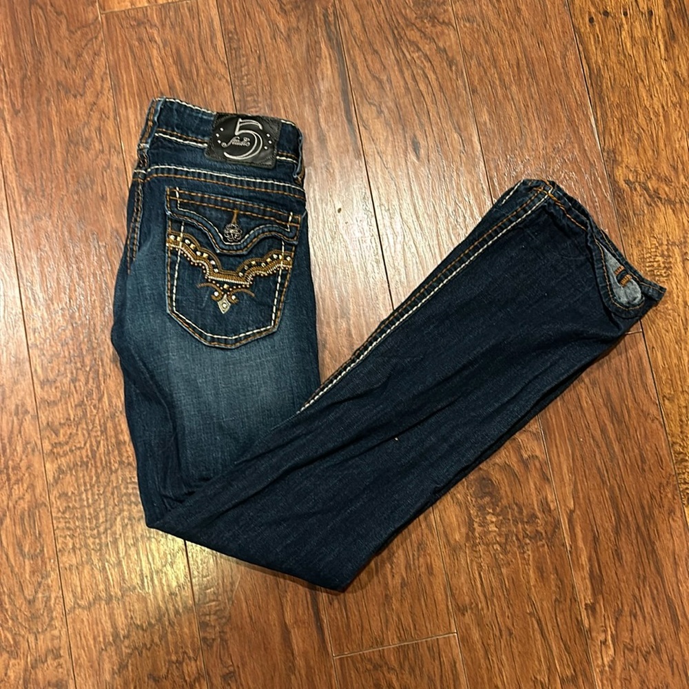 Lightly worn jeans